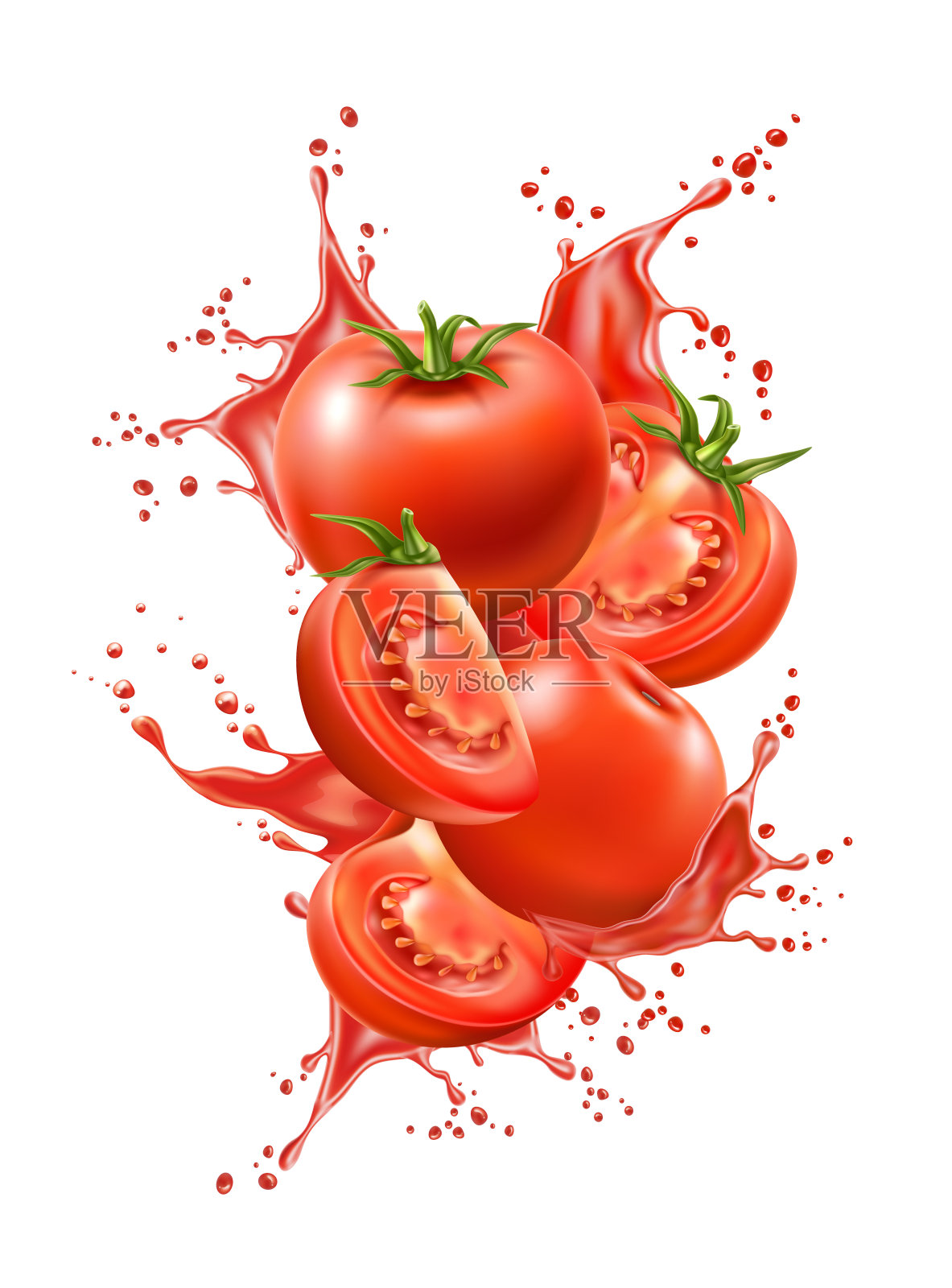 西红柿汁图片素材-编号10078305-图行天下