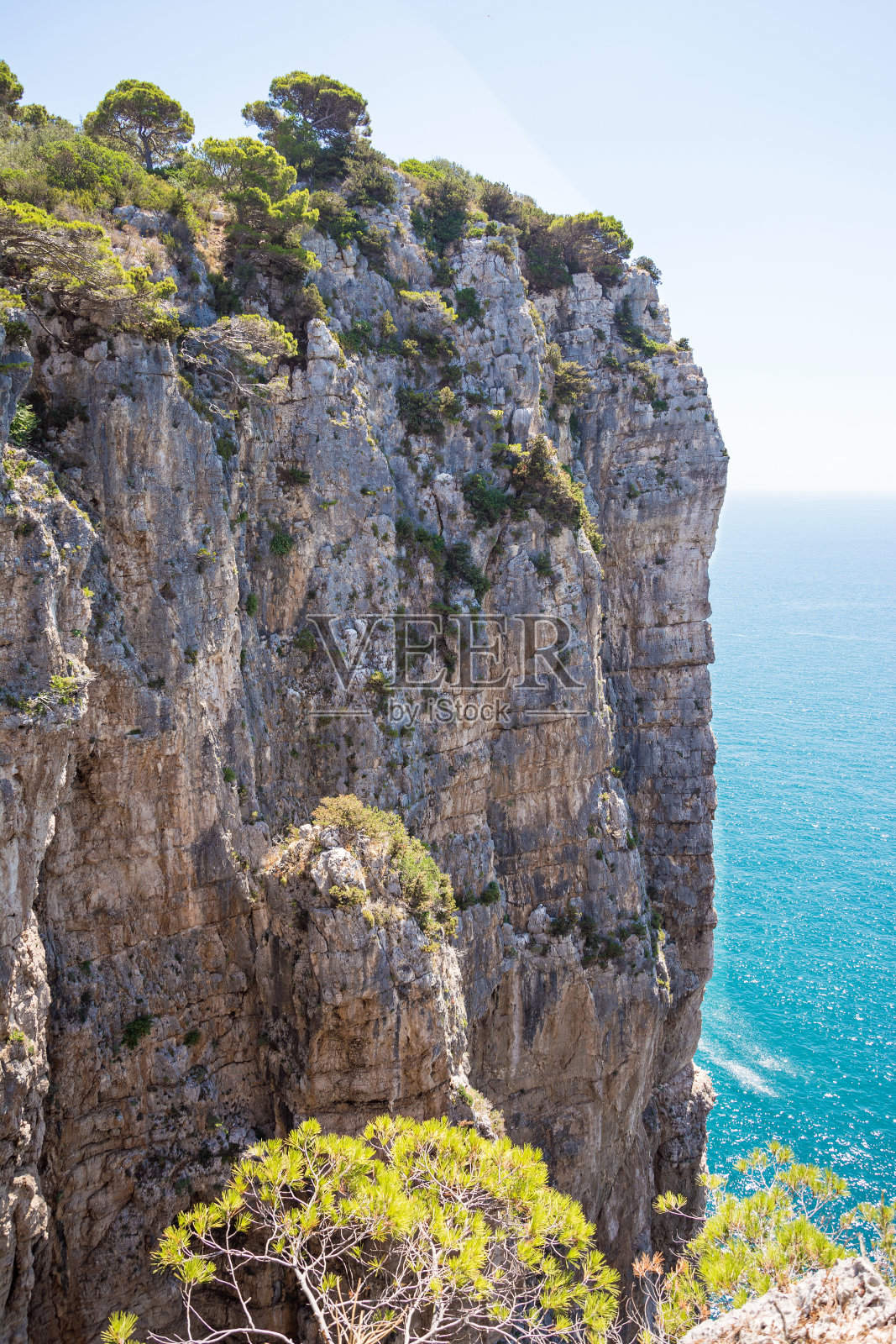 意大利盖塔美丽陡峭的悬崖照片摄影图片