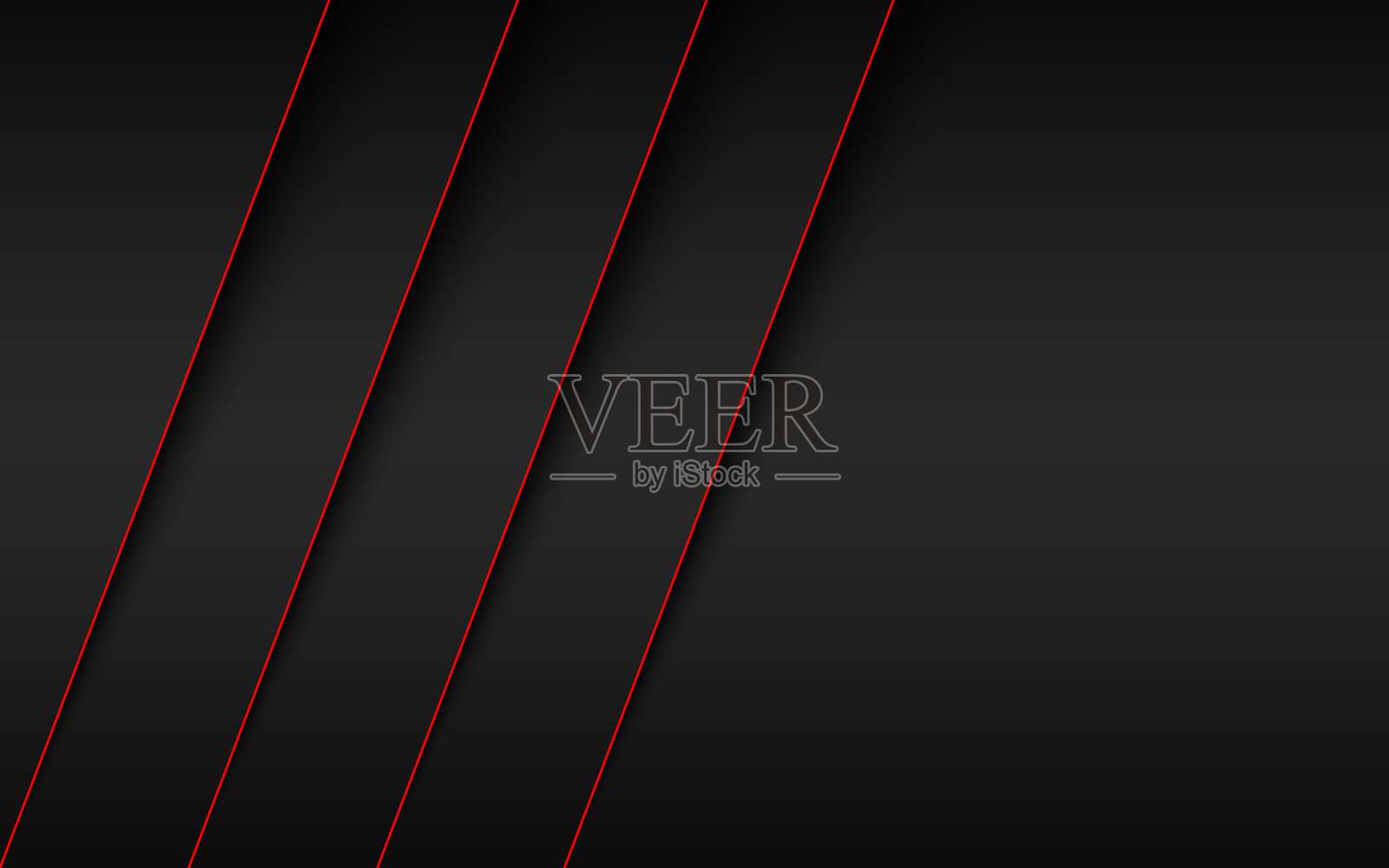 黑色现代材料背景与重叠层与红色的对角线。您的业务横幅插画图片素材