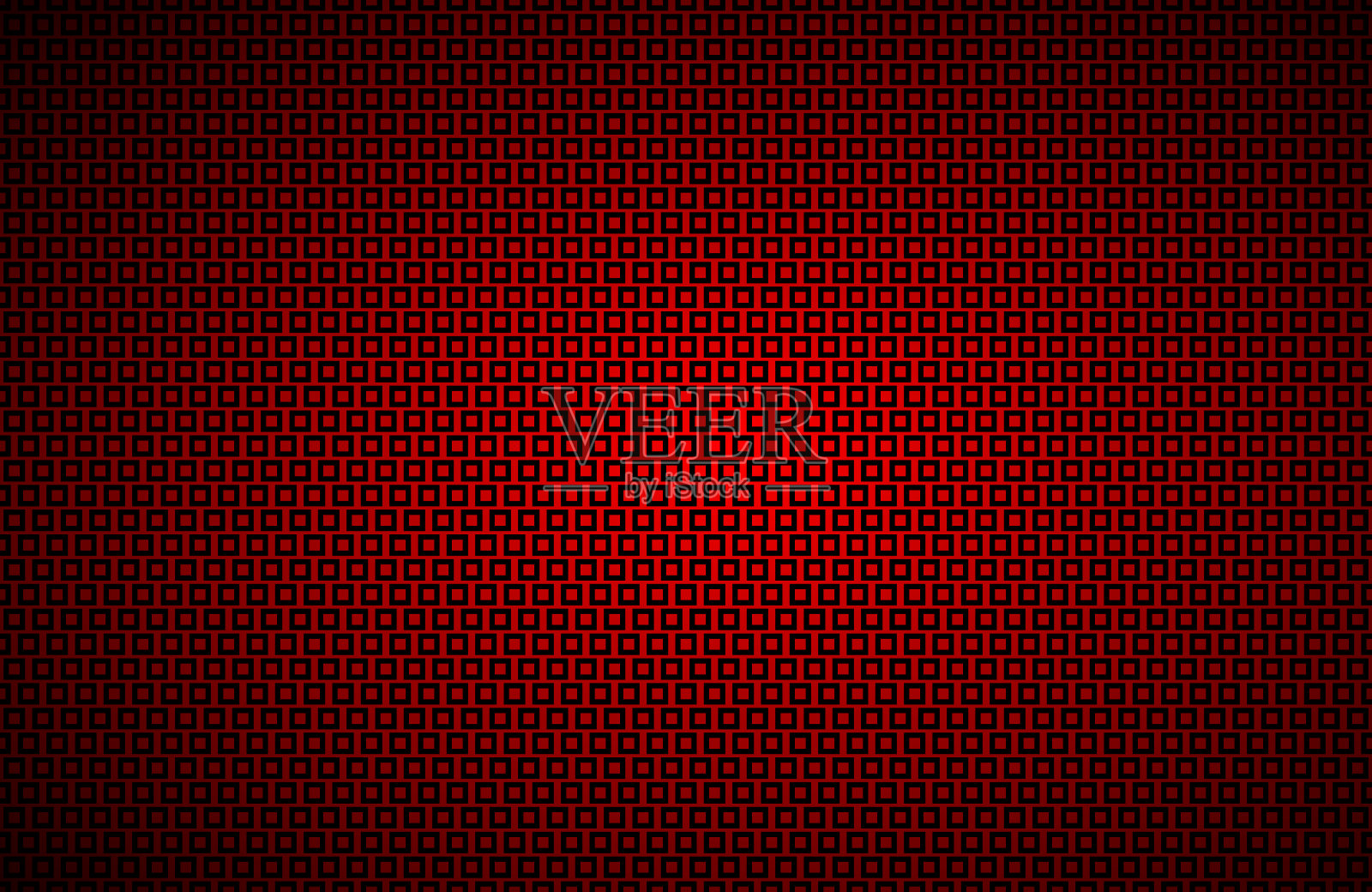 红色宽屏背景与黑色方块网格。现代金属几何设计。技术结构。简单的矢量图插画图片素材