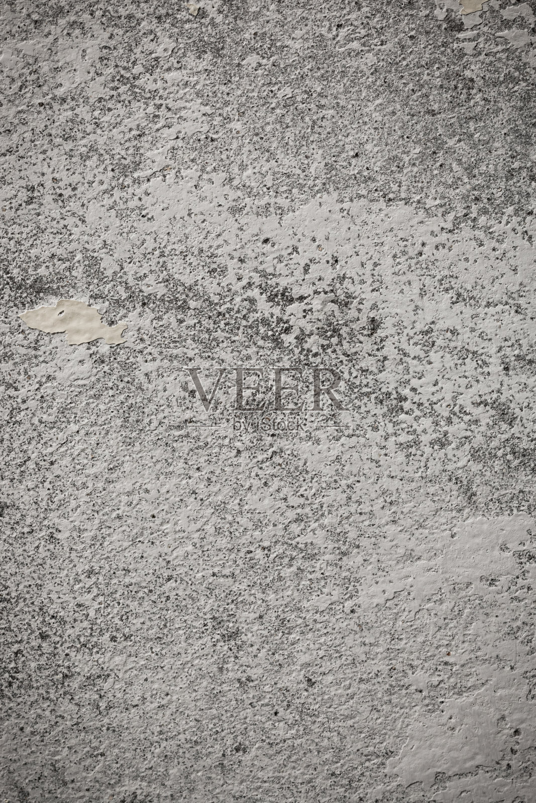 一个旧的垃圾纹理，灰色的混凝土墙与斑点表面作为背景。照片摄影图片