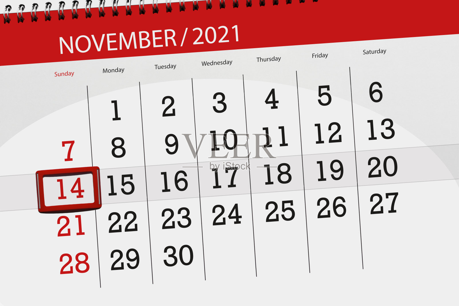 2021年11月日历桌面图片