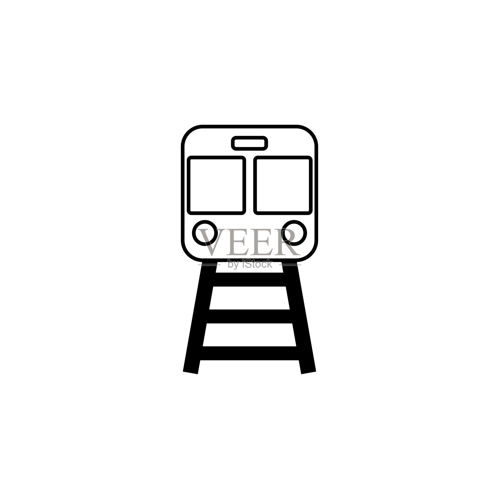 火车图标，旅行矢量，地铁插图插画图片素材