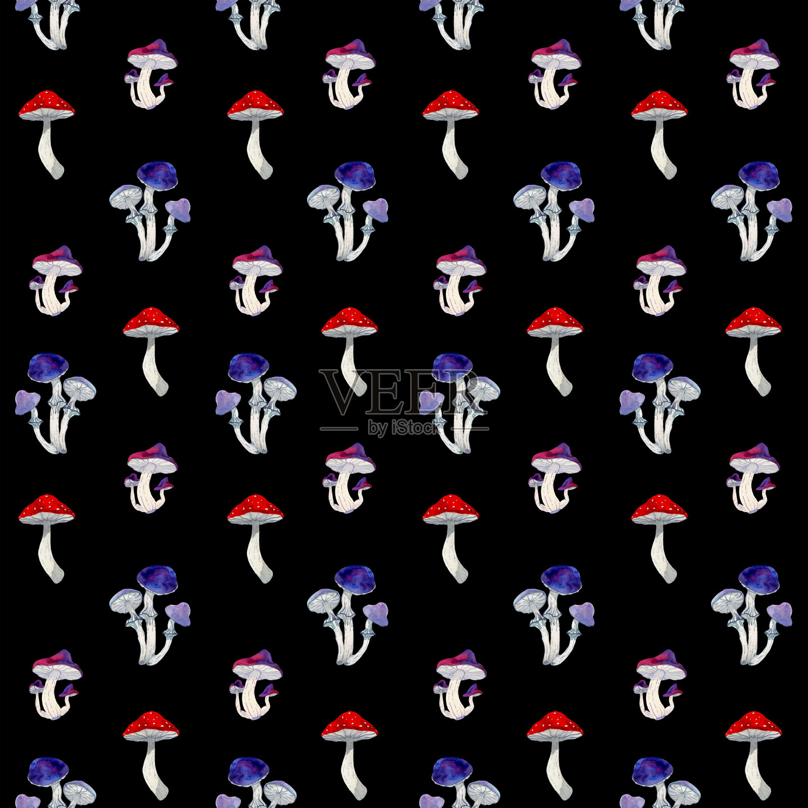 蘑菇图案背景jpg图片免费下载_编号vjehknl21_图精灵