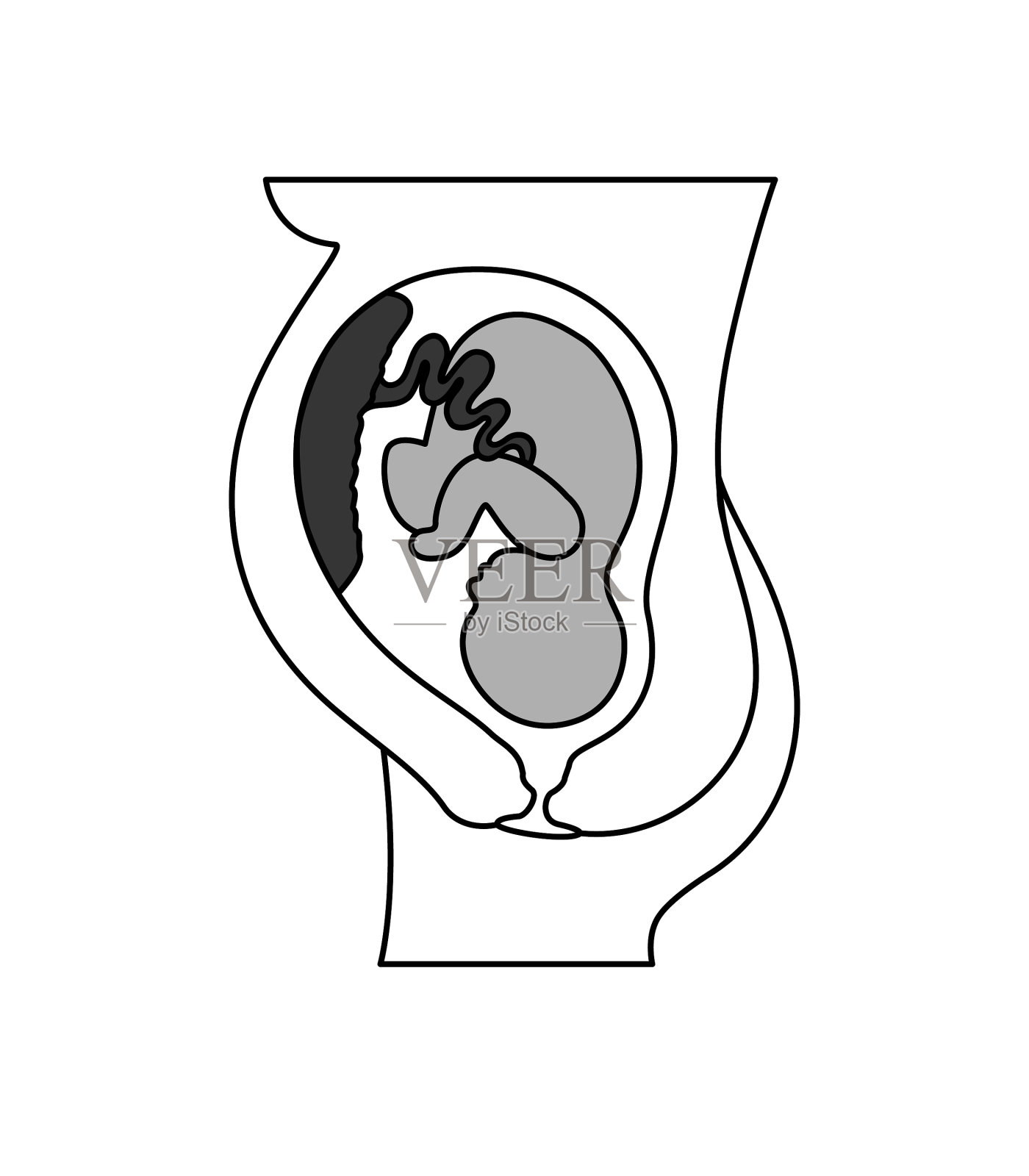 16周孕妇B超图，如图 请帮助分析一下胎儿发育情况 - 百度宝宝知道