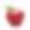 成熟的红苹果，绿叶孤立在白色上素材图片