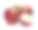 红苹果和切片孤立在白色上素材图片