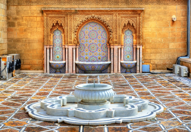 赫拉宫殿喷水池图片