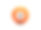 橙色台球与孤立的白色背景素材图片