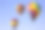 热气球节上的彩色热气球素材图片