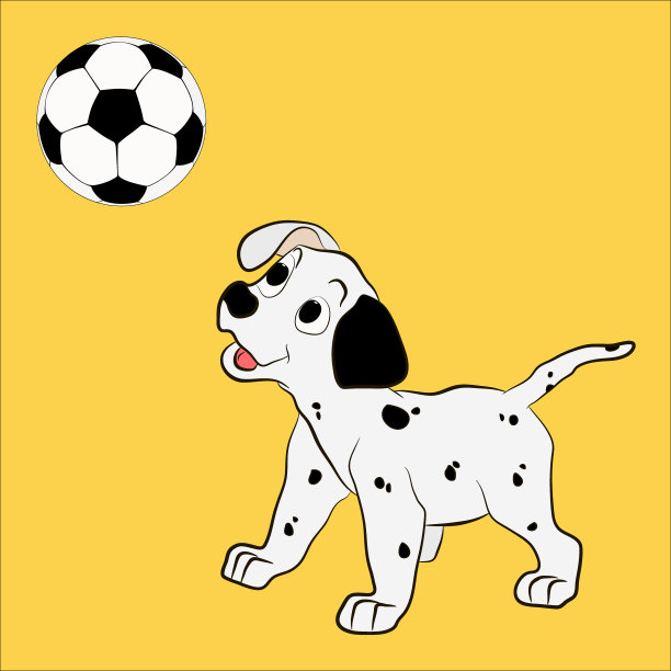 足球狗头像图片