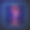 霓虹灯落地灯图标孤立在蓝色背景。矢量图素材图片