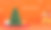 3d橘色立体剪纸圣诞庆贺插画素材图片